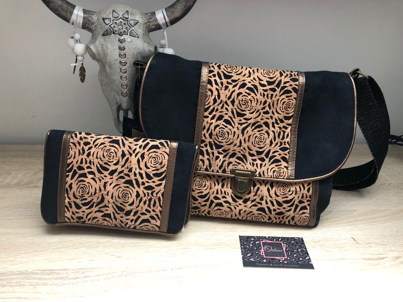 Sac Nelsy Liège et pochette Callie - By Orlane